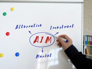 Concept about AIM - the Alternative Investment Market.