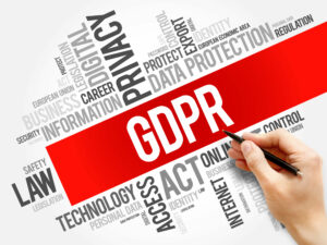 GDPR cloud collage