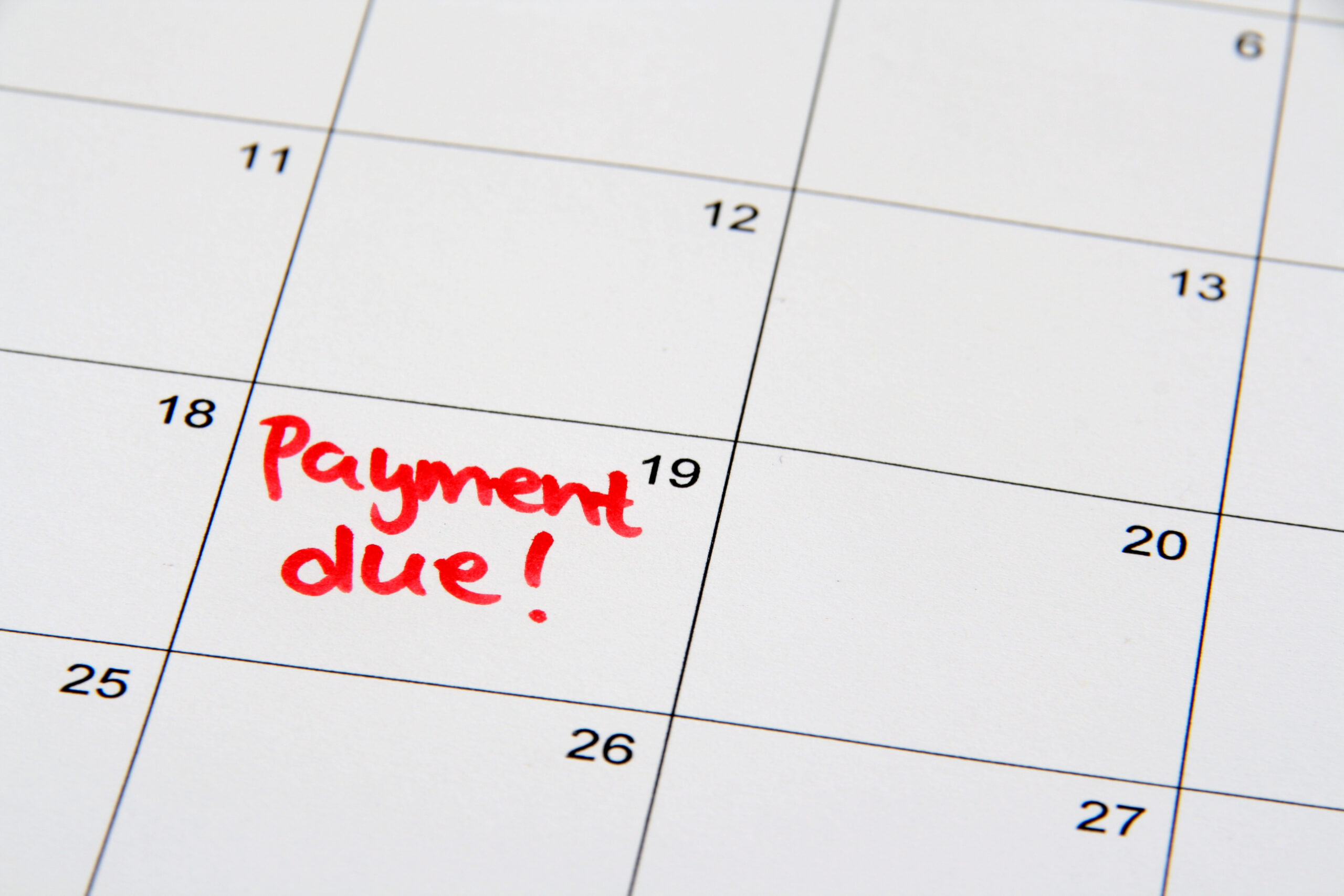 Payment due
