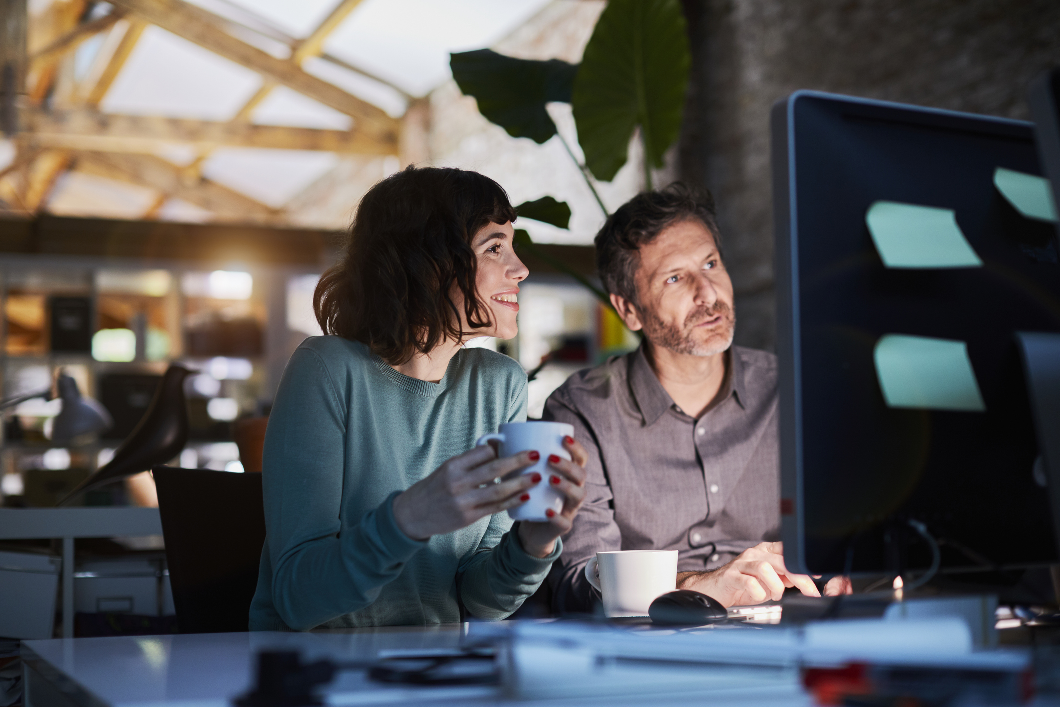 Two people with roles at tech scale-ups